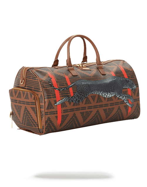 LEOPARDS IN PARIS DUFFLE
