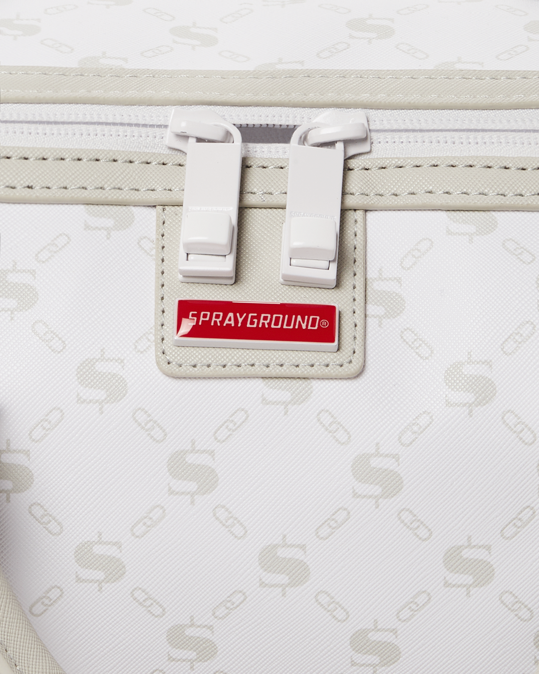 MONEY PATTERN POWDER MINI DUFFLE